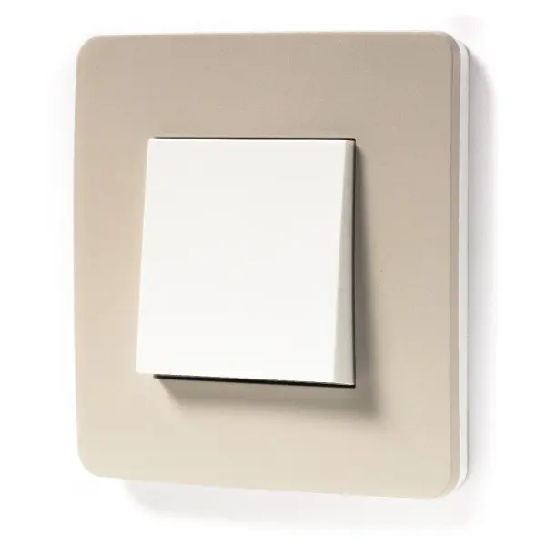 Однопостова рамка Schneider Electric NU280224 (шампань/білий) - фото №5 Однопостова рамка Schneider Electric NU280224 (шампань/білий) - фото №5