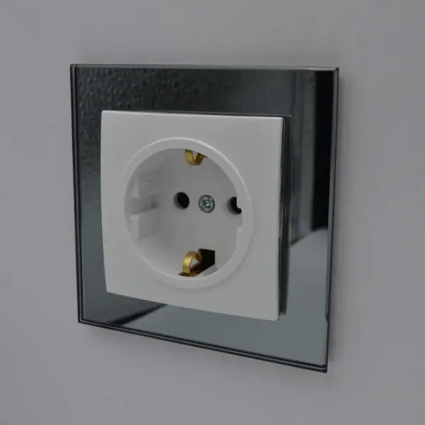 Розетка Nilson Touran біла 1-на з заземленням без рамки ( 24110417 ) - фото №9