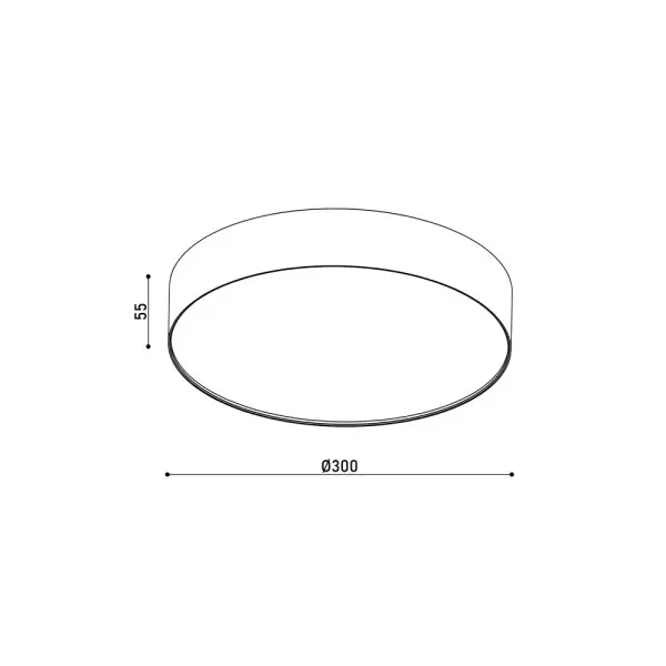 Світильник стельовий Kloodi KD-MONZA300 36W 3К WH LED 3600Lm IP44 білий - фото №3 Світильник стельовий Kloodi KD-MONZA300 36W 3К WH LED 3600Lm IP44 білий - фото №3