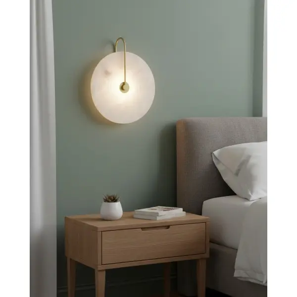 Бра, настенный светильник Kloodi WA-IRIS 250 3K GD LED 1x3W 150Lm IP20 золотой - фото №1 Бра, настенный светильник Kloodi WA-IRIS 250 3K GD LED 1x3W 150Lm IP20 золотой - фото №1