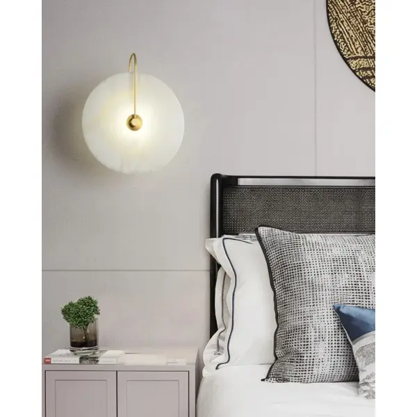 Бра, настенный светильник Kloodi WA-IRIS 250 3K GD LED 1x3W 150Lm IP20 золотой - фото №4 Бра, настенный светильник Kloodi WA-IRIS 250 3K GD LED 1x3W 150Lm IP20 золотой - фото №4