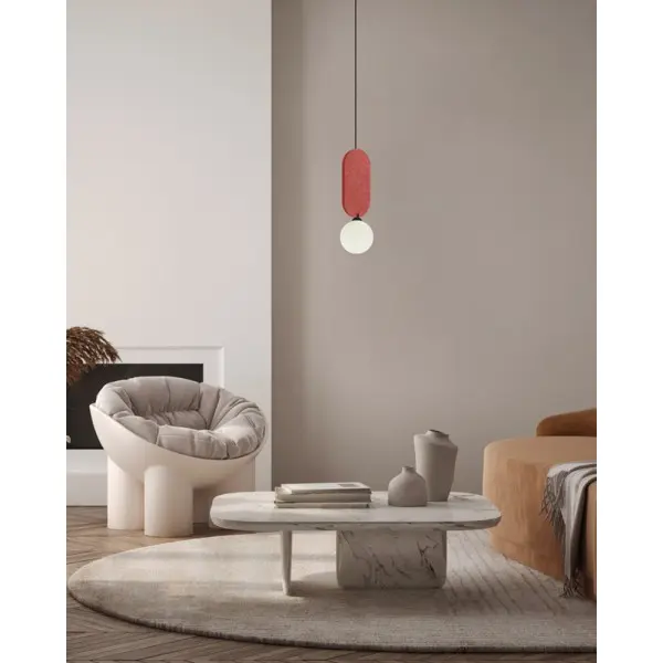 Подвесной светильник, люстра Italux PND-59815-1-RED Lorenzo G9 1x25W IP20 красный - фото №1 Подвесной светильник, люстра Italux PND-59815-1-RED Lorenzo G9 1x25W IP20 красный - фото №1