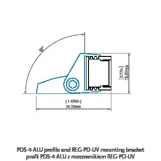 LED-профиль KLUS PDS-4-ALU, 1 метр - фото №6 LED-профиль KLUS PDS-4-ALU, 1 метр - фото №6