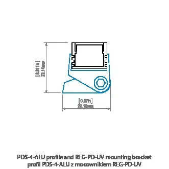 LED-профиль KLUS PDS-4-ALU, 1 метр - фото №8 LED-профиль KLUS PDS-4-ALU, 1 метр - фото №8