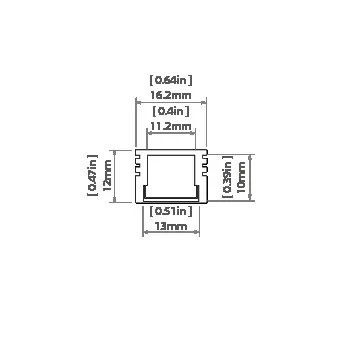 LED-профиль KLUS PDS-4-ALU, 1 метр - фото №9 LED-профиль KLUS PDS-4-ALU, 1 метр - фото №9