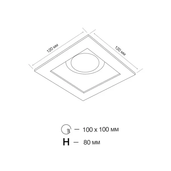 Точечный светильник MJ-Light MJ00221 101 GU5.3 1x10W IP20 черный - фото №1