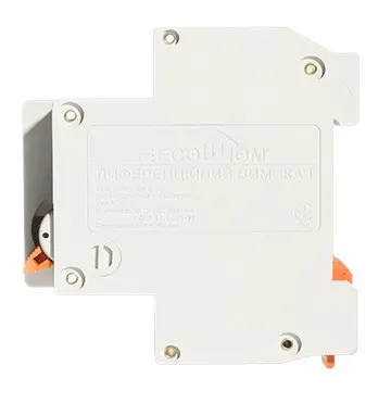 Выключатель дифференциального тока ECOHOME ДВ 1Р+N 25A 30мА (ECO030010003) - фото №4