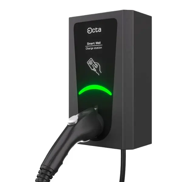 Коммерческая зарядная станция для электромобиля Octa Energy SW122-C22 Smart Wall на 22кВт (Type 2)