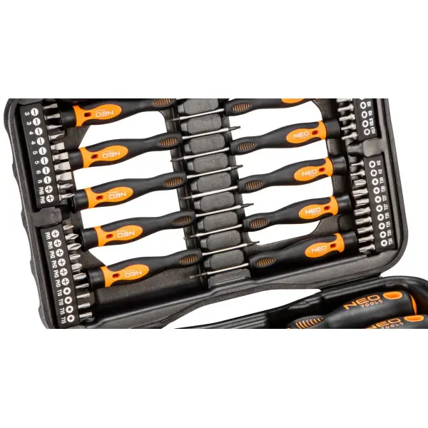 Набір викруток та насадок Neo Tools 04-211 (58шт) - фото №1