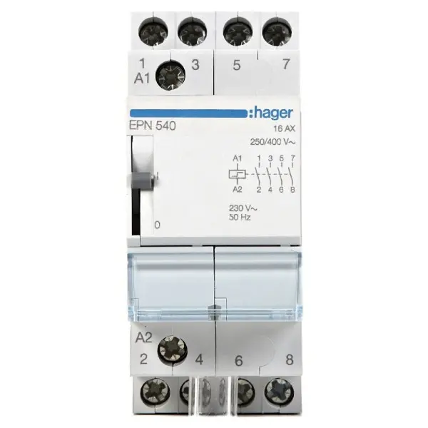 Імпульсне реле Hager EPN540 230В/16А 4НО - фото №1