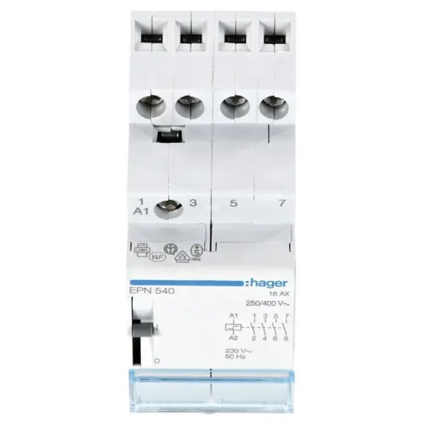 Імпульсне реле Hager EPN540 230В/16А 4НО - фото №5