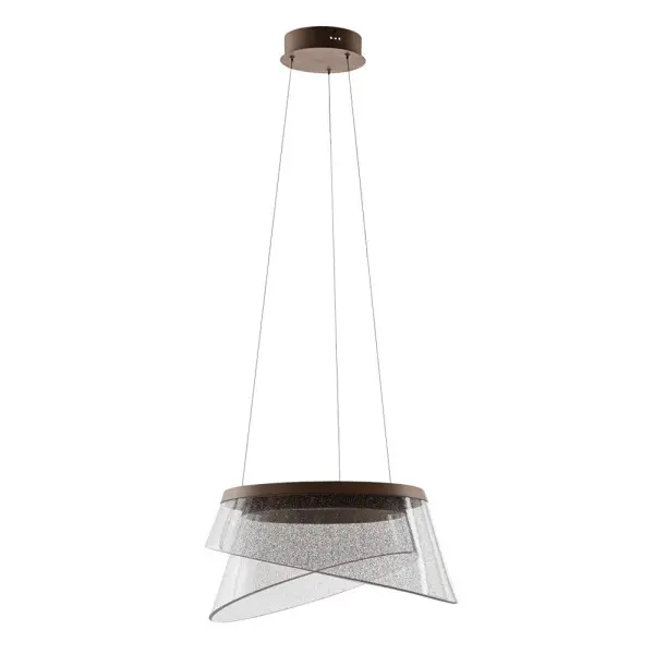Подвесной светильник, люстра Italux PND-59178-47W-3K Foren LED 1x47W 3000K 3400Lm IP20 коричневый Подвесной светильник, люстра Italux PND-59178-47W-3K Foren LED 1x47W 3000K 3400Lm IP20 коричневый