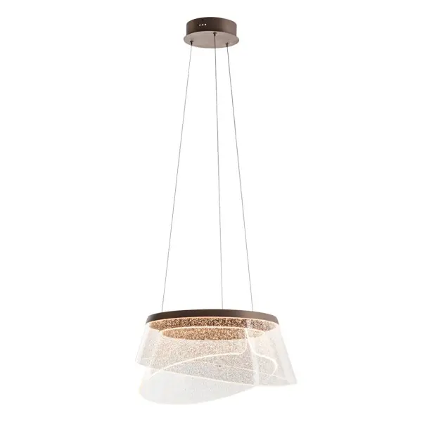 Подвесной светильник, люстра Italux PND-59178-47W-3K Foren LED 1x47W 3000K 3400Lm IP20 коричневый - фото №2 Подвесной светильник, люстра Italux PND-59178-47W-3K Foren LED 1x47W 3000K 3400Lm IP20 коричневый - фото №2