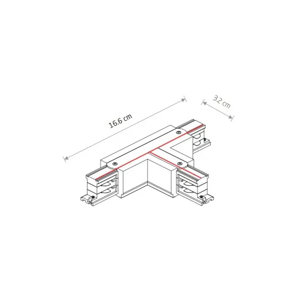 З'єднувач Nowodvorski 8241 CTLS Power T Connector Right 1 T-R1 білий - фото №1