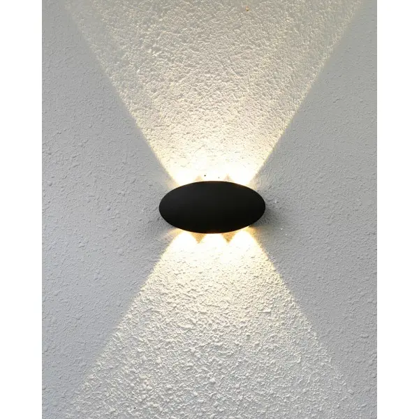 Уличный светильник Italux OWL-55034-BK Pontas LED 1x6W 3000K 430Lm IP54 черный - фото №1