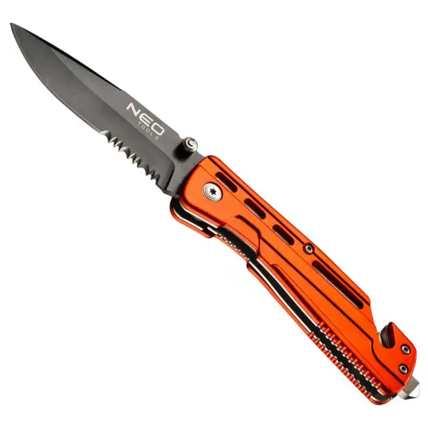 Складаний ніж Neo Tools 63-026 з фіксатором та чохлом