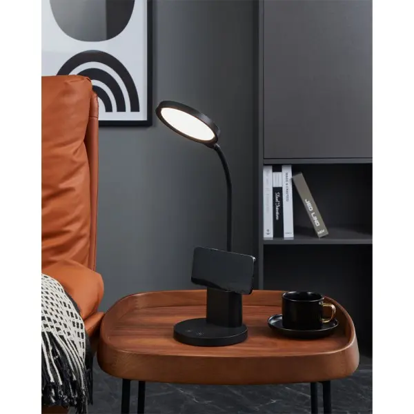 Настільна лампа Eglo 900528 Brolini LED 1x2W 2700K-6500K 300Lm IP20 чорна - фото №2