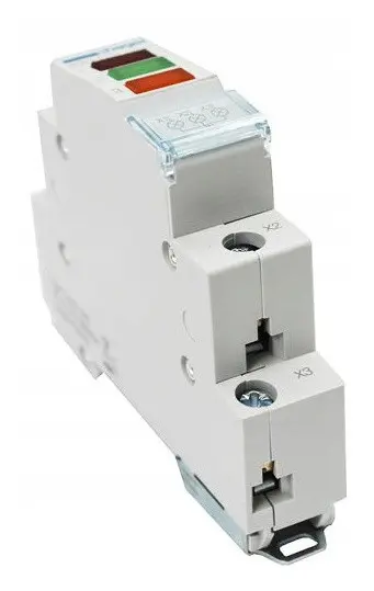 Сигнальна лампа Hager SVN129 червоний/зелений/оранжевий - фото №4