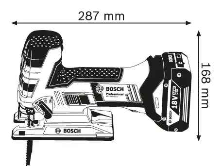 Акумуляторний лобзик Bosch GST 18 V-LI S - фото №3 Акумуляторний лобзик Bosch GST 18 V-LI S - фото №3