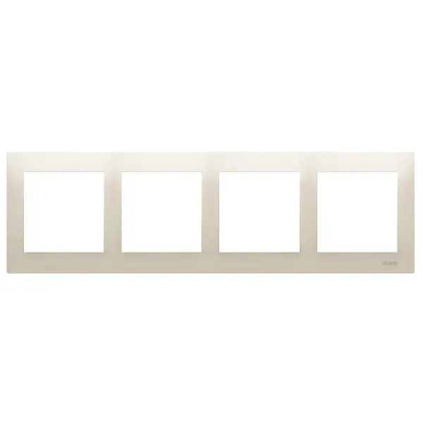Чотиримісна рамка Kontakt Simon Simon 54 Premium DR4/41 (кремовий) - фото №1