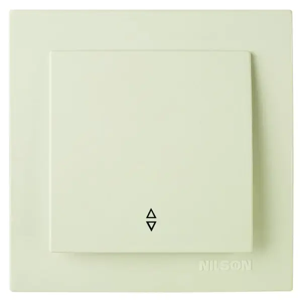 Выключатель Nilson Touran кремовый 1кл проходной ( 24121007 )