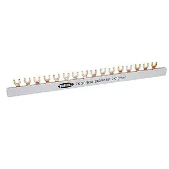 Соединительная шина TOSUNlux FORK 3P 63A 1м (6940151046059) Соединительная шина TOSUNlux FORK 3P 63A 1м (6940151046059)