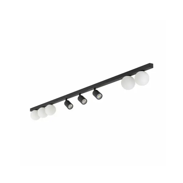 Светильник поворотный, спот TK Lighting 10004 Vox GU10+G9 8x10+6W IP20 Черный Светильник поворотный, спот TK Lighting 10004 Vox GU10+G9 8x10+6W IP20 Черный