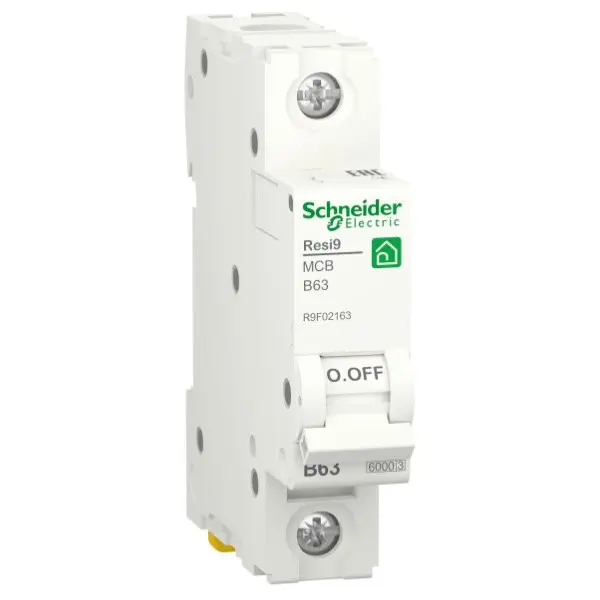 Автоматичний вимикач Schneider Electric R9F02163 RESI9 6кА 1P 63A