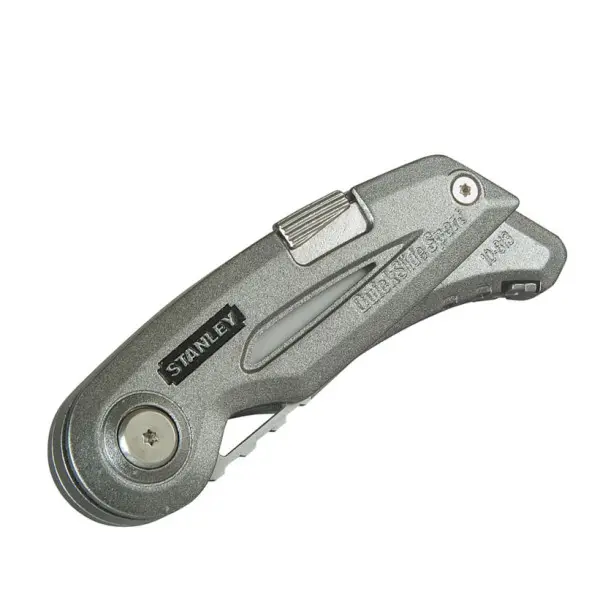 Нож складной Stanley QuickSlide Sport Utility Knife (два лезвия спортивное с серрейтором и выдвижное для отделочных работ) - фото №3 Нож складной Stanley QuickSlide Sport Utility Knife (два лезвия спортивное с серрейтором и выдвижное для отделочных работ) - фото №3