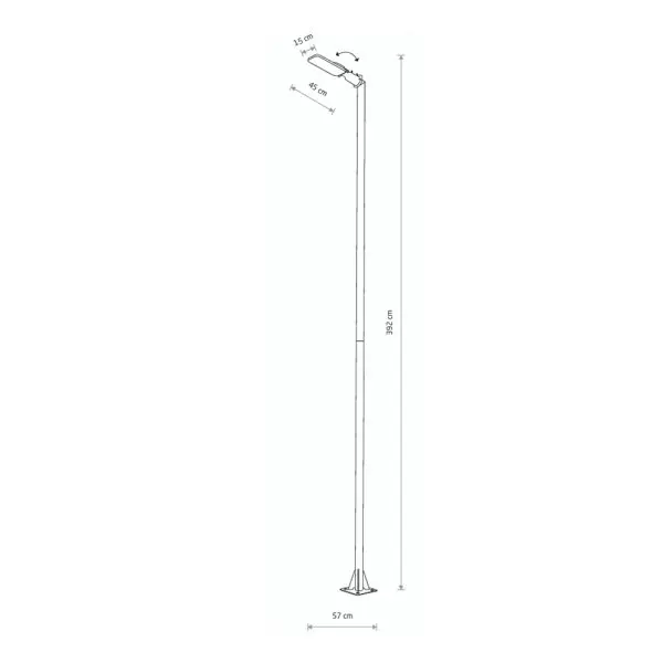 Вуличний світильник Nowodvorski 10633 Pathway LED Pro 1x60W 4000K 5900Lm IP65 чорний - фото №2 Вуличний світильник Nowodvorski 10633 Pathway LED Pro 1x60W 4000K 5900Lm IP65 чорний - фото №2
