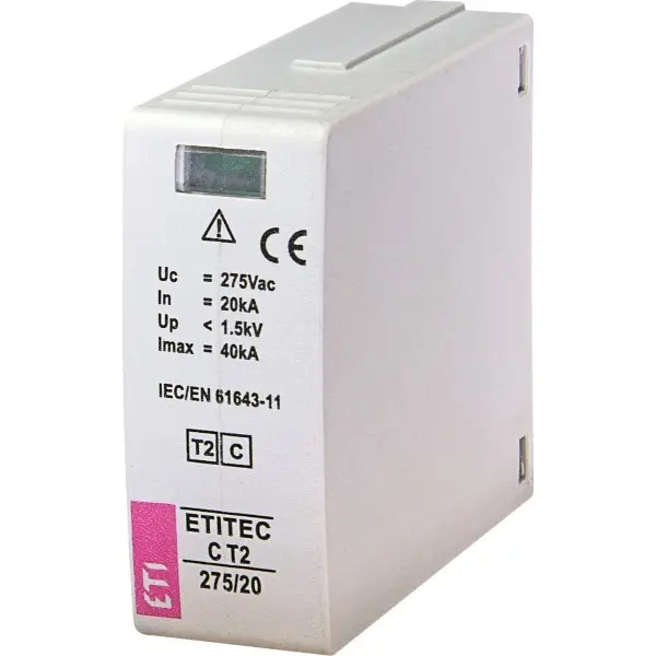 Сменный модуль ETI 002440414 ETITEC C T2 275/20 для ограничителя перенапряжений