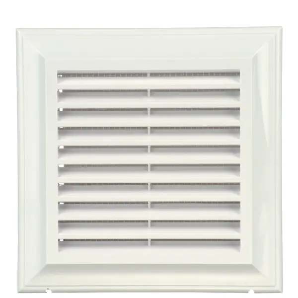 Решетка Blauberg Decor 140х140s белая