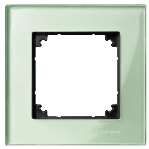 Рамка одинарная M-ELEGANCE glass зеленый Merten, MTN404104