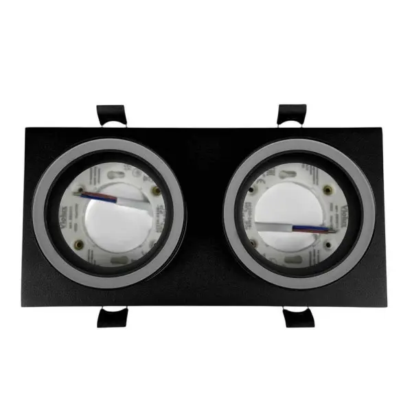 Светильник точечный Violux TORONTO-2L GX53 IP20 черный ( 132103 ) - фото №1