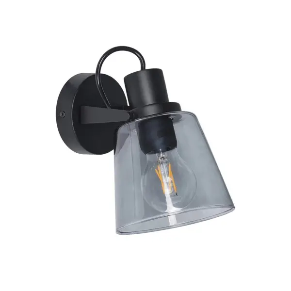 Бра, настенный светильник Zuma Line S230827401 Badosa E27 1x6W IP44 черный (5905316650701)