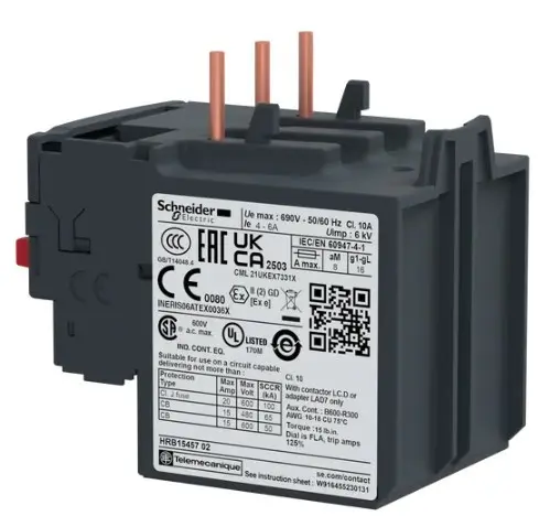Теплове реле Schneider Electric LRD10 4-6А - фото №3 Теплове реле Schneider Electric LRD10 4-6А - фото №3