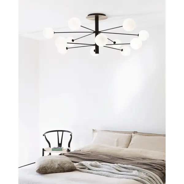 Люстра Ideal Lux 273693 Cosmopolitan G9 10x15W IP20 черная - фото №1