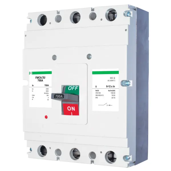 Корпусний автоматичний вимикач Promfactor FMC6/3U 3P 700A 70кА 8-12In (FMC63U0700)