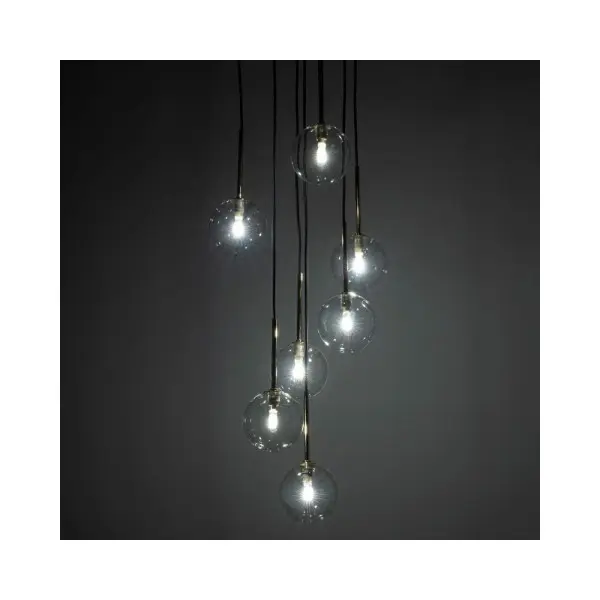 Підвісний світильник, люстра TK Lighting 5362 Nilos G9 7x6W IP20 Чорний - фото №1 Підвісний світильник, люстра TK Lighting 5362 Nilos G9 7x6W IP20 Чорний - фото №1