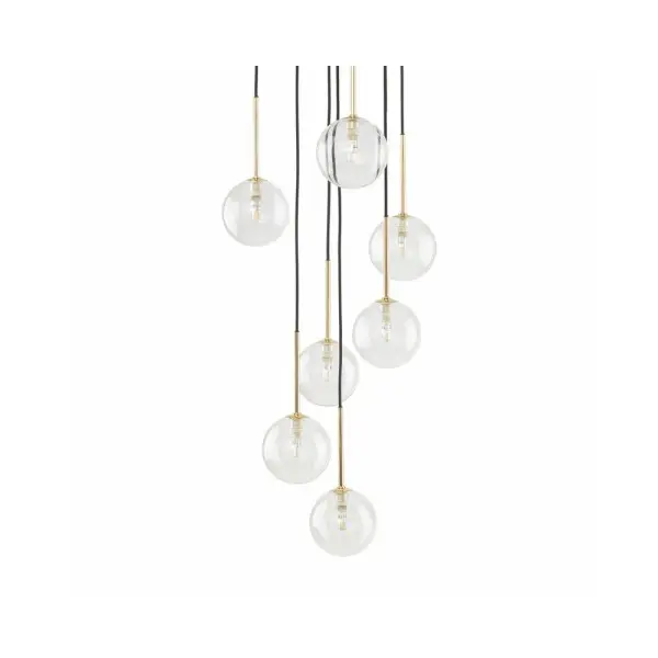 Підвісний світильник, люстра TK Lighting 5362 Nilos G9 7x6W IP20 Чорний - фото №2 Підвісний світильник, люстра TK Lighting 5362 Nilos G9 7x6W IP20 Чорний - фото №2