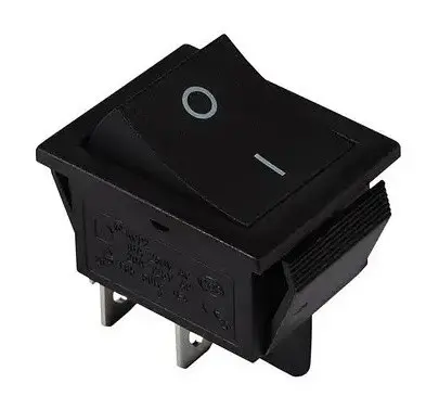 Перемикач TNSy KCD2-202 B/B чорний (TNSy5500778) Перемикач TNSy KCD2-202 B/B чорний (TNSy5500778)
