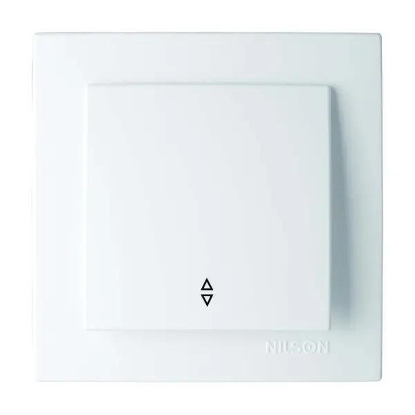 Вимикач Nilson Touran білий 1кл прохідний ( 24111007 )
