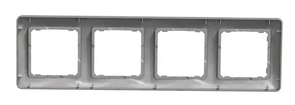 Рамка 4-местная Schneider Electric Sedna Design алюминий SDD313804 - фото №3 Рамка 4-местная Schneider Electric Sedna Design алюминий SDD313804 - фото №3