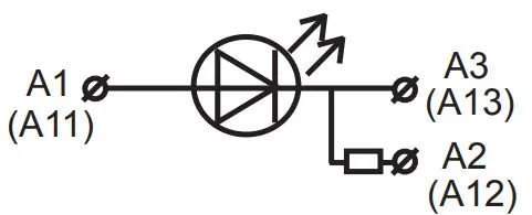 Сигнальний світлодіод Elko-ep USS-15 AC 230В, AC/DC 24В (синій) - фото №1