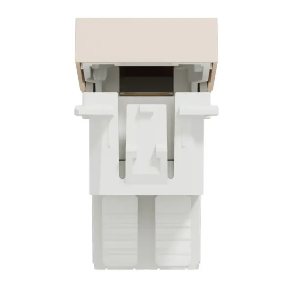 Перекрестный выключатель Schneider Electric Unica New NU310544 1-клавишный 10А 1м бежевый - фото №2
