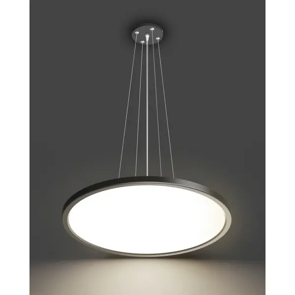 Подвесной светильник, люстра светодиодная Italux PND-72843-480R-36W-BL Manito LED 1x36W 2800K/4000K/6000K 4300Lm IP40 черный - фото №1