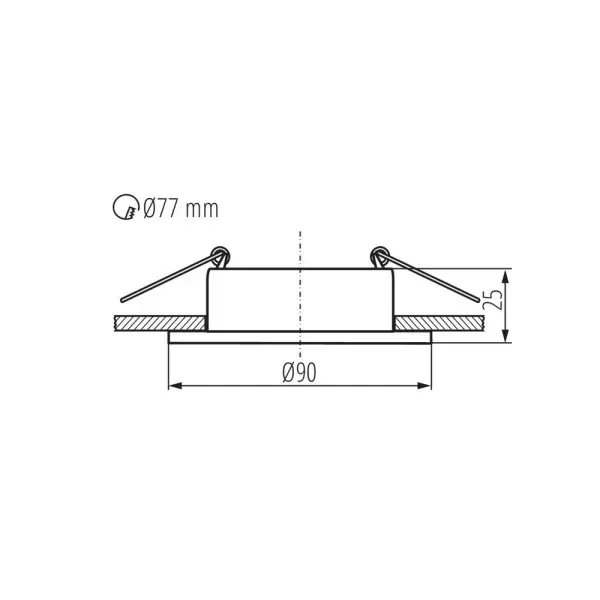 Точковий світильник Kanlux 37252 Feline DSO GX5.3/GU10 1x10W IP20 Bk - фото №3 Точковий світильник Kanlux 37252 Feline DSO GX5.3/GU10 1x10W IP20 Bk - фото №3
