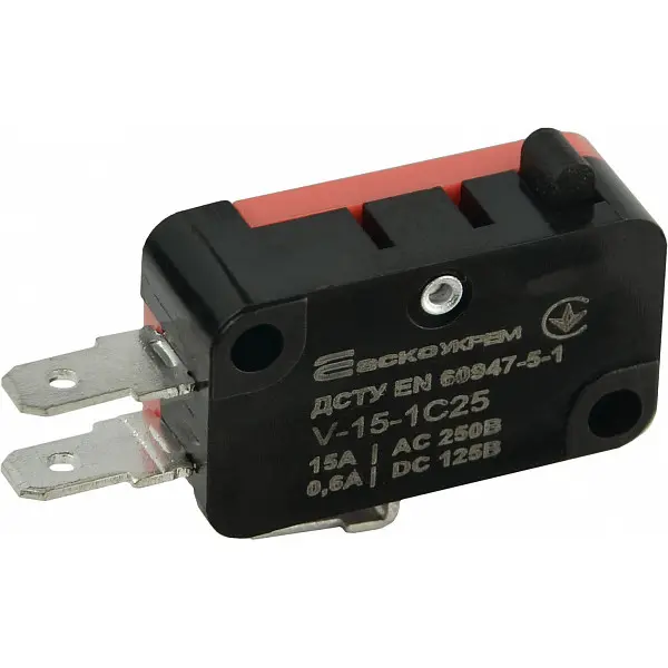 Конечный мини-выключатель Аско-Укрем V-15-1C25 (A0050040025) - фото №1