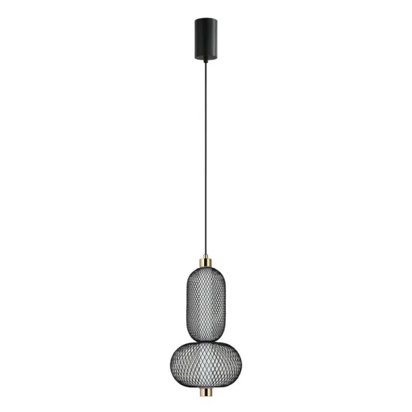 Подвесной светильник, люстра Italux PND-84283-2-BK Marco LED 1x10W 3000K 590Lm IP20 черный