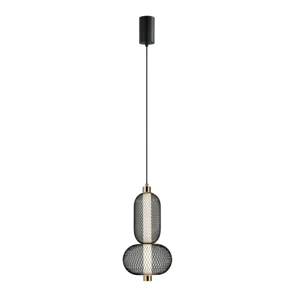 Подвесной светильник, люстра Italux PND-84283-2-BK Marco LED 1x10W 3000K 590Lm IP20 черный - фото №2